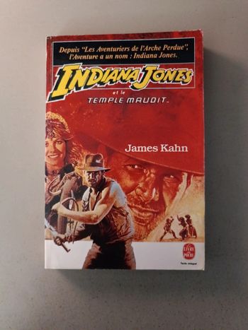 Rare et collector James Kahn Indiana Jones et le temple maudit