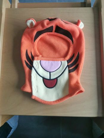 Bonnet enfant Cagoule tigrou Disneyland Paris neuf  2 ans