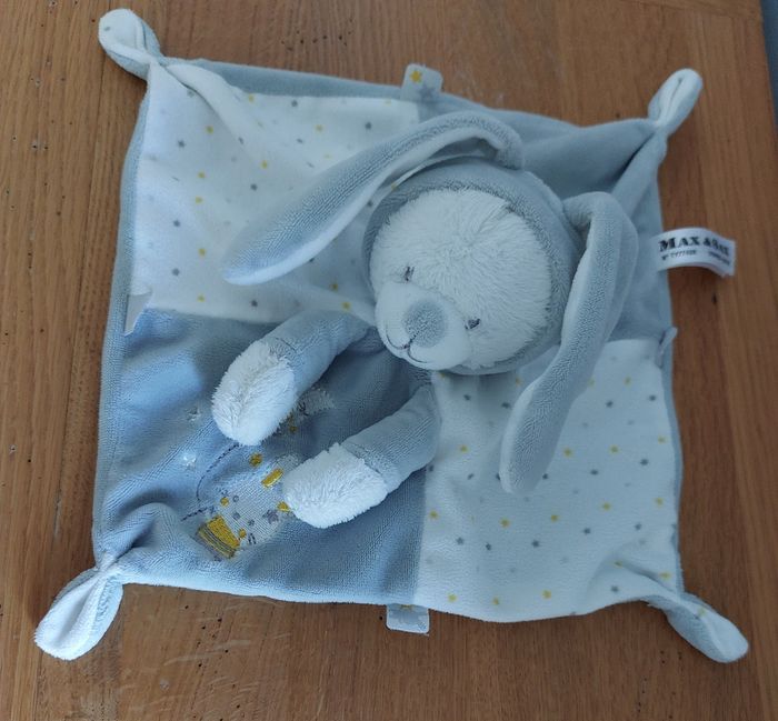 Doudou plat ours déguisé en lapin - Max Sax - photo numéro 3