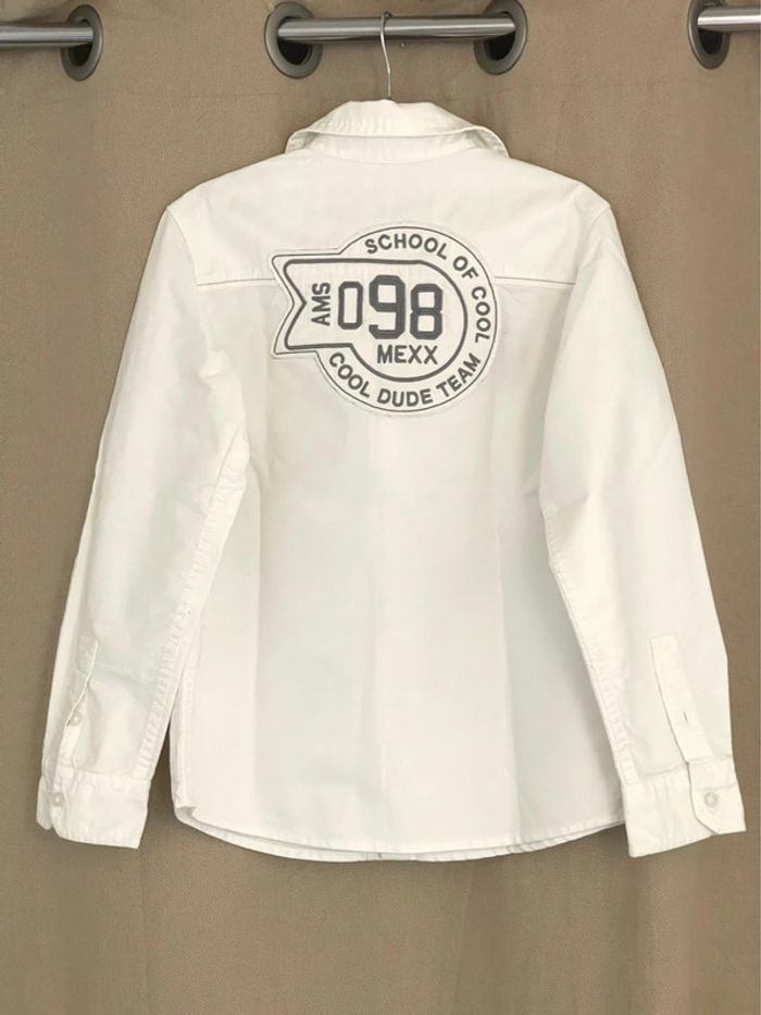 Chemise blanche manches longues - Mexx - 7/8 ans - photo numéro 2