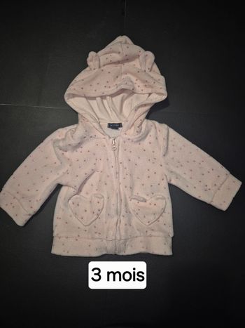 Gilet 3 mois fille
