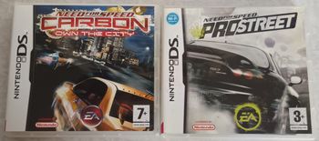 Jeux DS Need for speed ProStreet avec notice & Need for speed Carbon sans notice