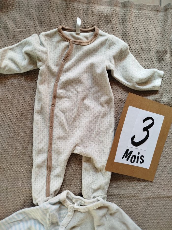 Lot 4 pyjamas hiver velours - photo numéro 5