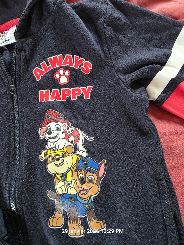 Pull à capuche Pat' Patrouille - photo numéro 2