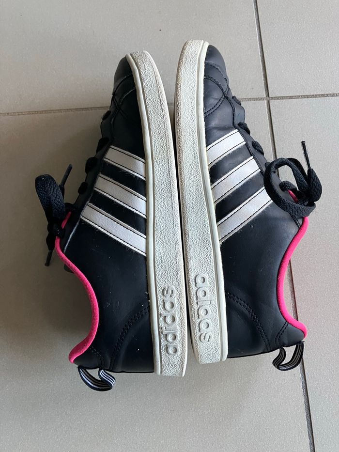 Baskets adidas pointure 38 noire et rose - photo numéro 4