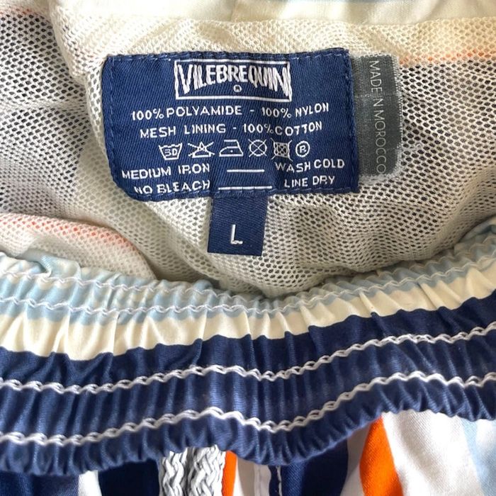 Short de bain homme Vilebrequin – Taille L – Rayé bleu, blanc, orange - photo numéro 5