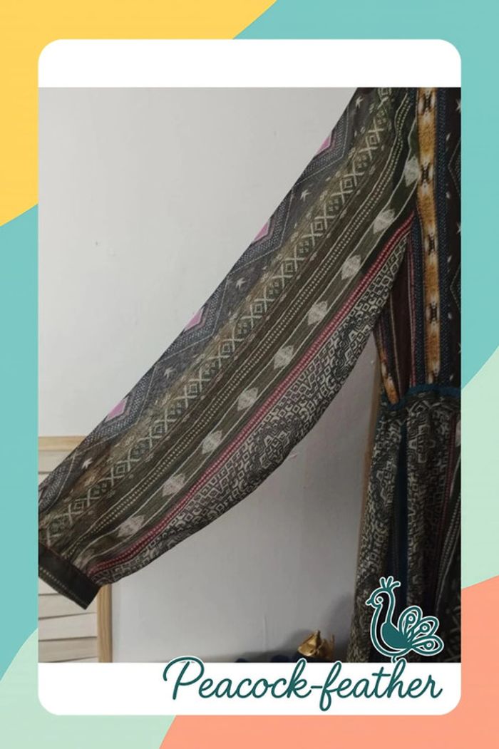 Robe longue neuve cache cache kaki TU - photo numéro 3