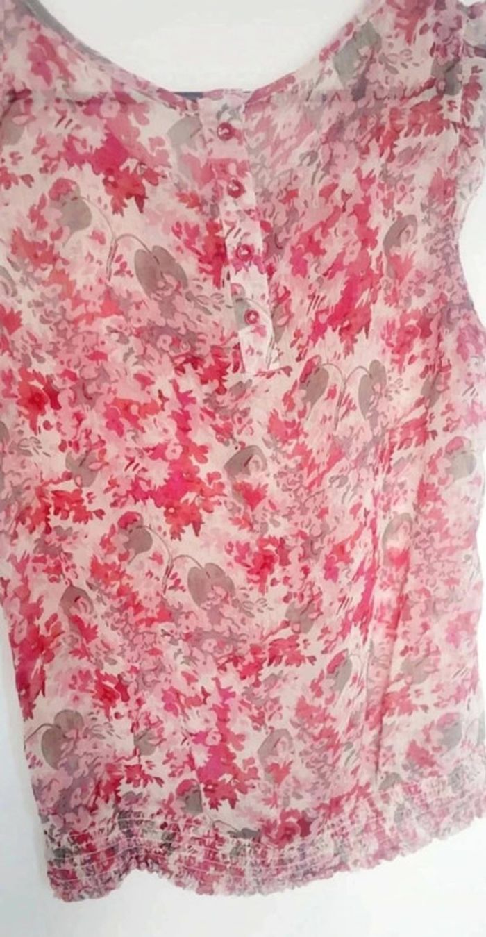 Haut sans  manches été  transparent T38-M - photo numéro 5