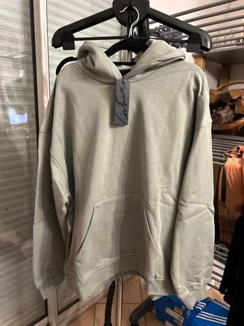 Sweat-shirt à capuche kaki The Couture Club