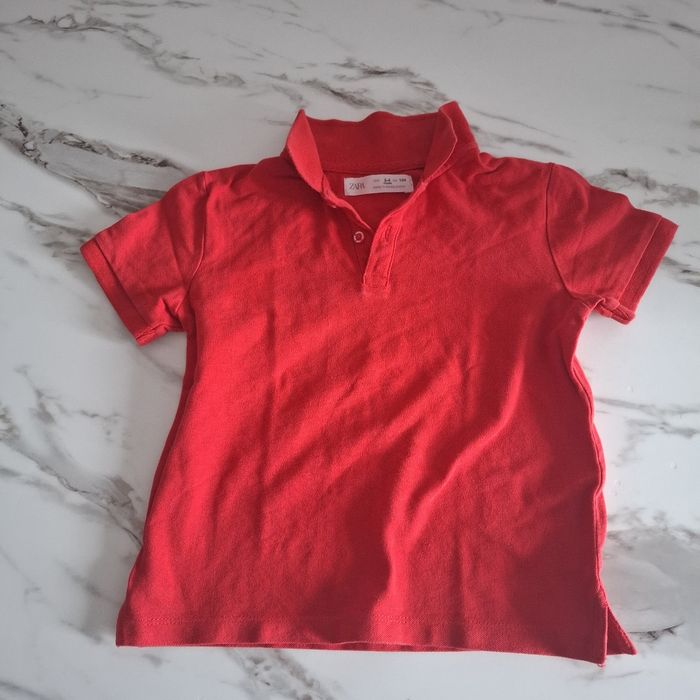 Zara polo rouge, taille 3-4 ans - photo numéro 2