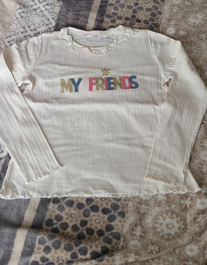 T-shirt manches longues fille 12 ans tape à l'œil TAO