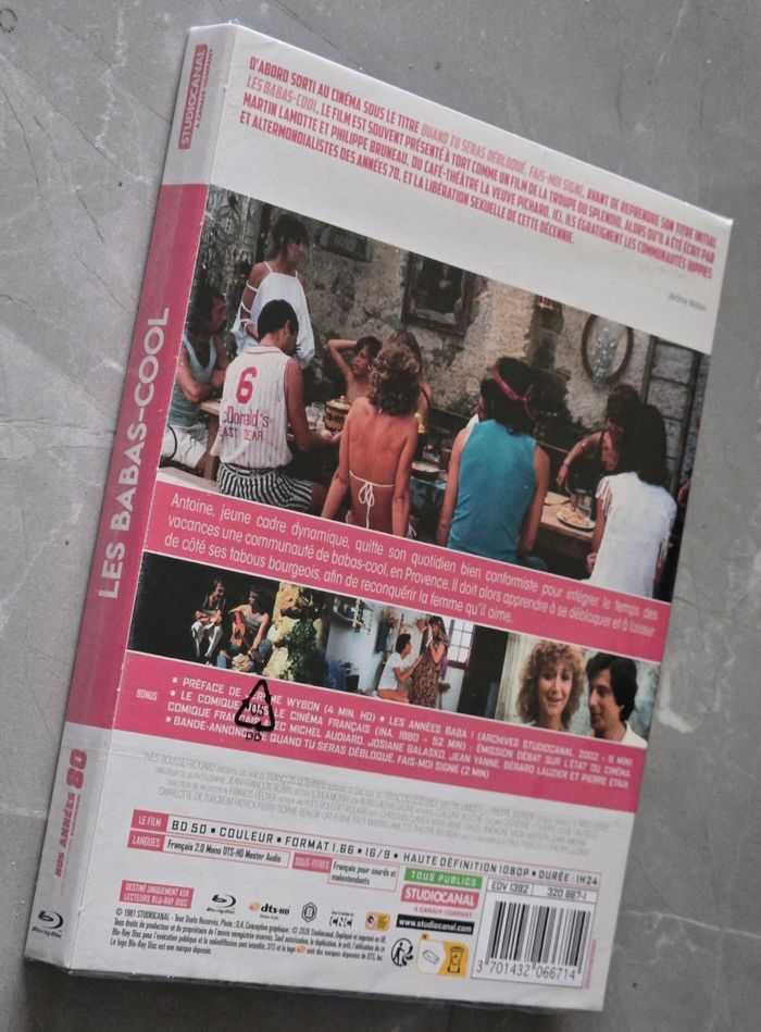 Les Babas-Cool Blu-Ray (Studio Canal) neuf sous Blister - photo numéro 4