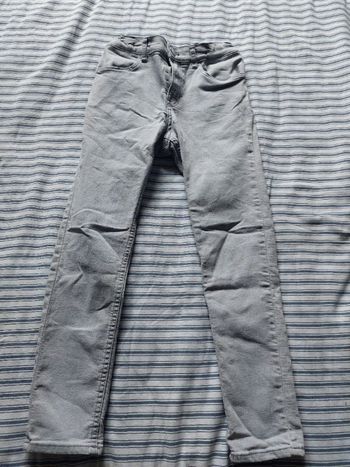 Jean skinny gris clair