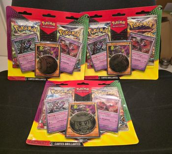 Pokémon Lot de 3 Duopacks "Fortusima/ Félicanis/ Favianos" (1EB9/1EV1)