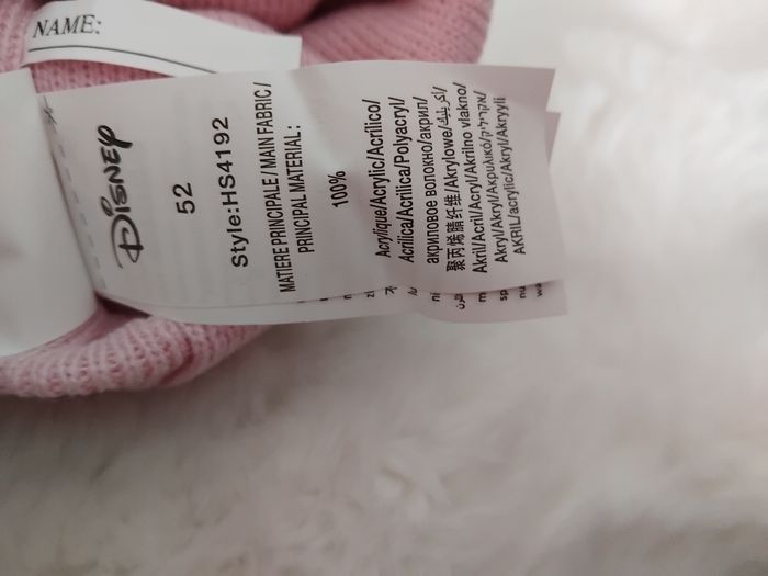 Bonnet fille Reine des neiges Disney, neuf, taille 52 - photo numéro 2