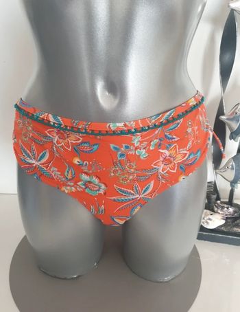 Culotte maillot de bain shorty  orange T46