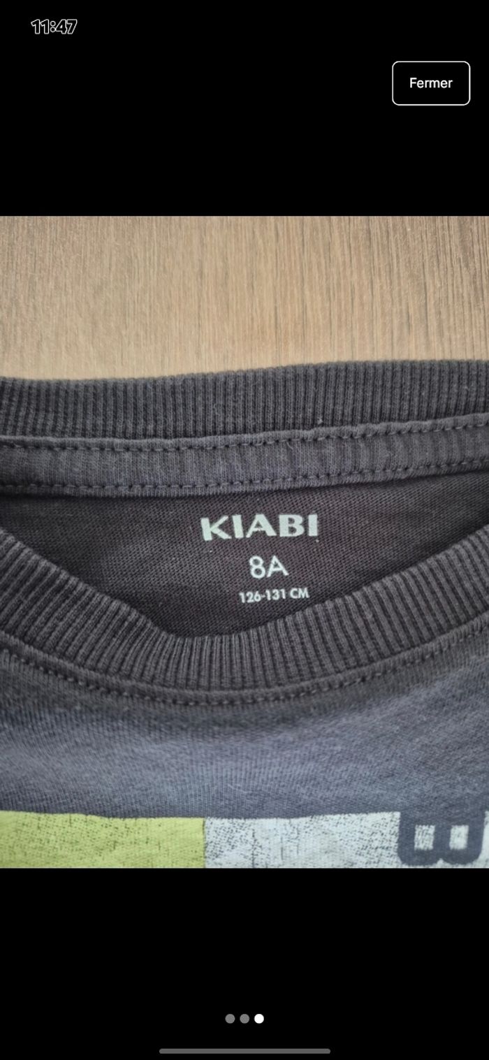 T shirt ML garçon  8ans - photo numéro 3