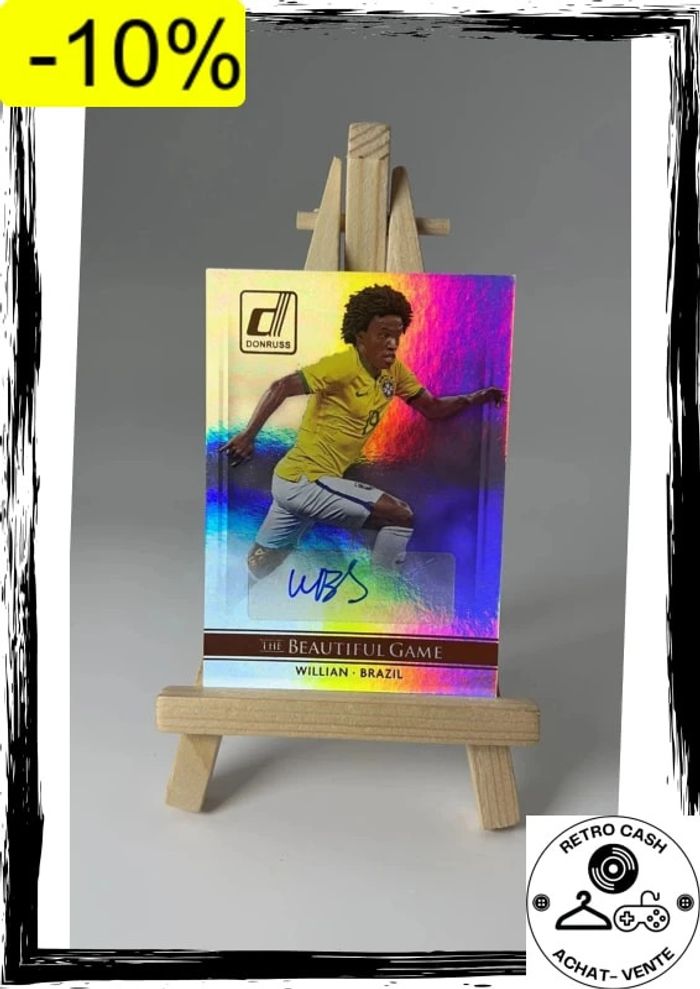 2015 Panini Donruss The Beautiful Game Signatures bg-w Willian