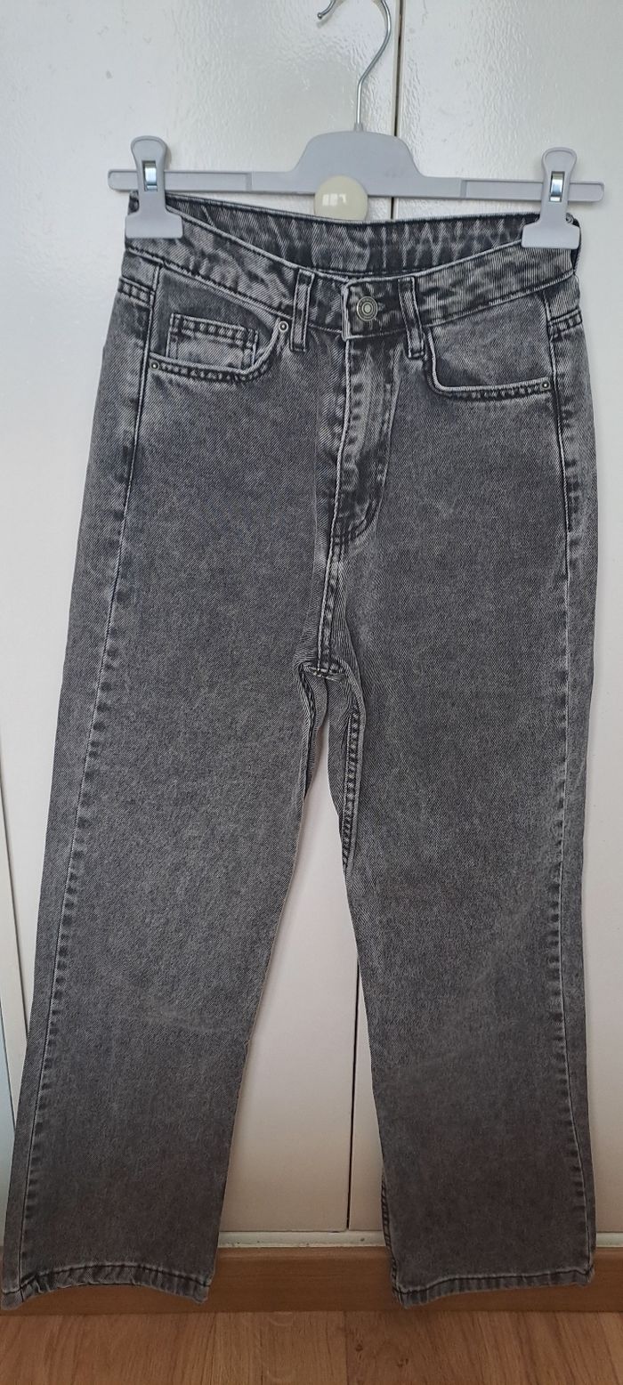 👖 Jean noir délavé vintage V2 - coupe droite