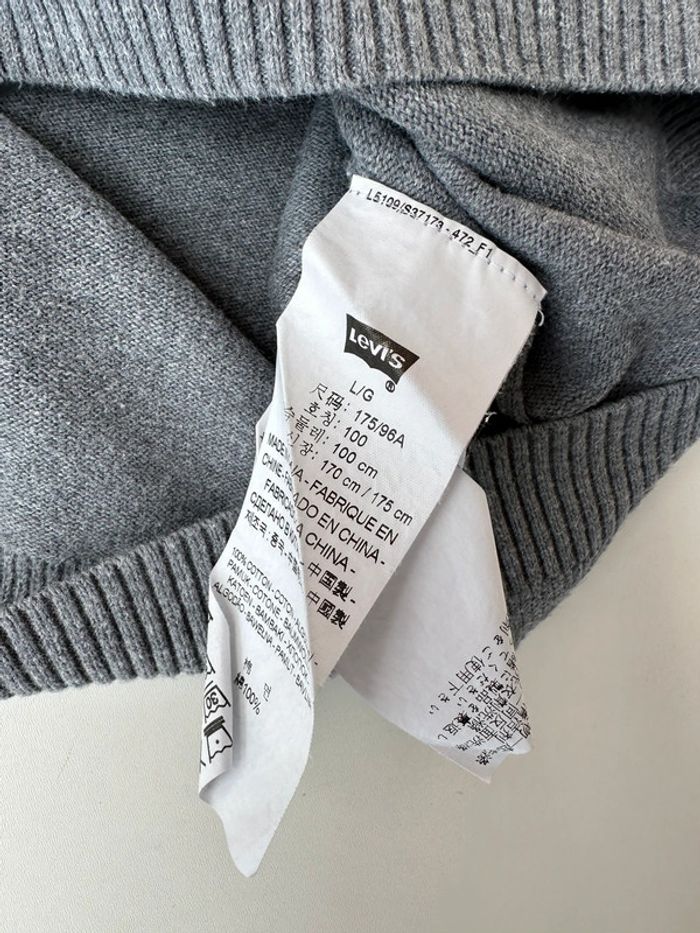 Pull Lévis gris taille L très bon état - photo numéro 11