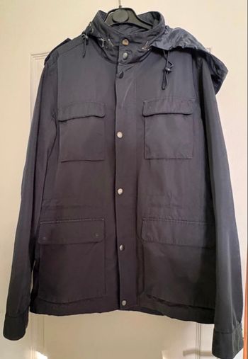 Veste / Parka homme Brice – Taille M – Bleu marine – TBE