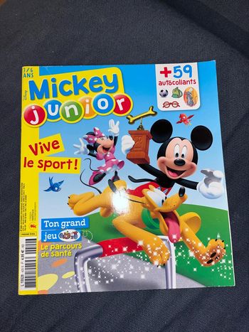 Livre pour enfants Mickey junior vive le sport