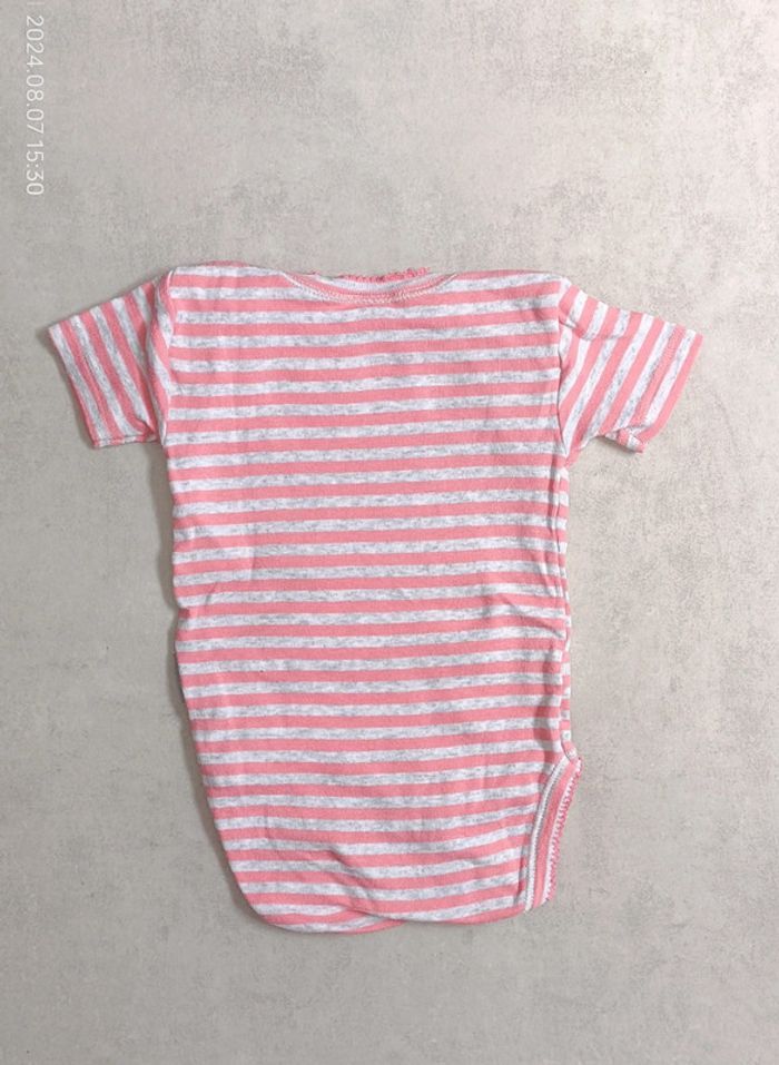 Lot de 3 bodies manches courtes fille - 3 mois - photo numéro 3