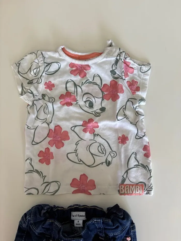 Jean et t-shirt fille - photo numéro 5