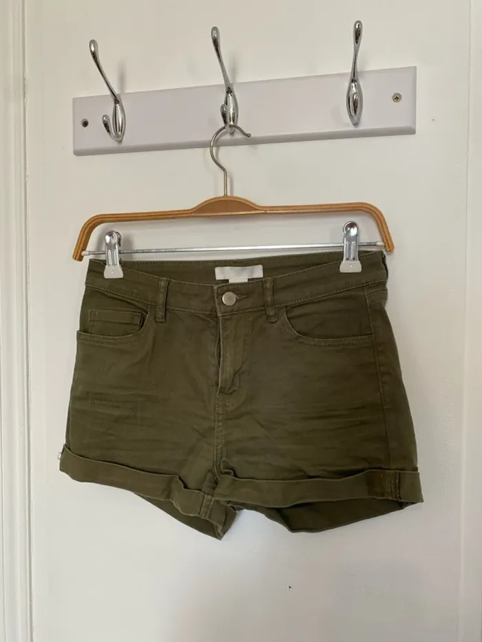 Short en jean kaki H&M 34