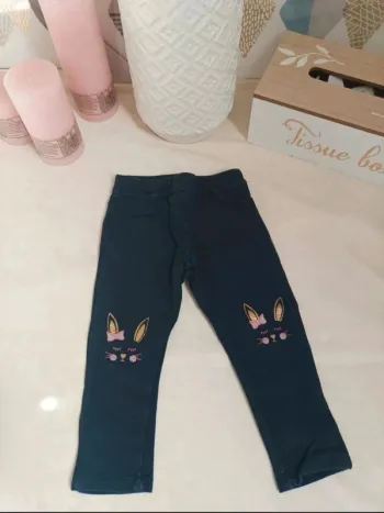 Legging épais bleu marine Fashion Private Company fille 18 mois