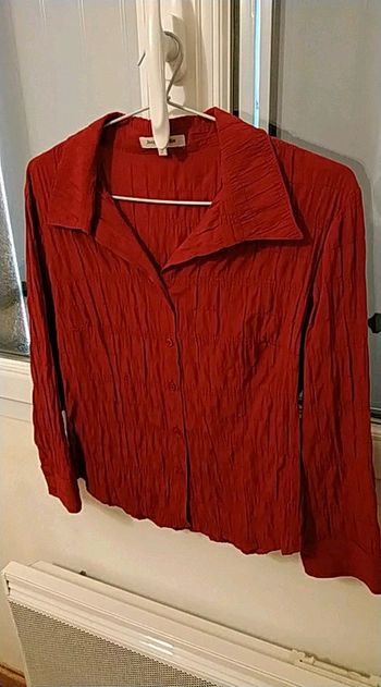 Chemisier rouge Jacqueline Riu taille 2