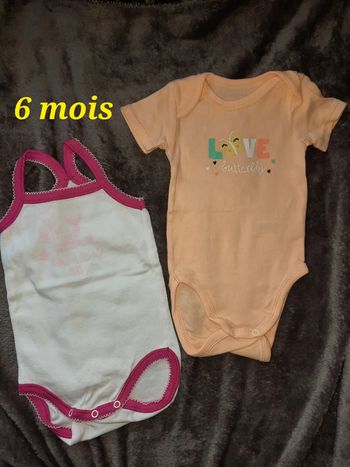 Lot body 6mois