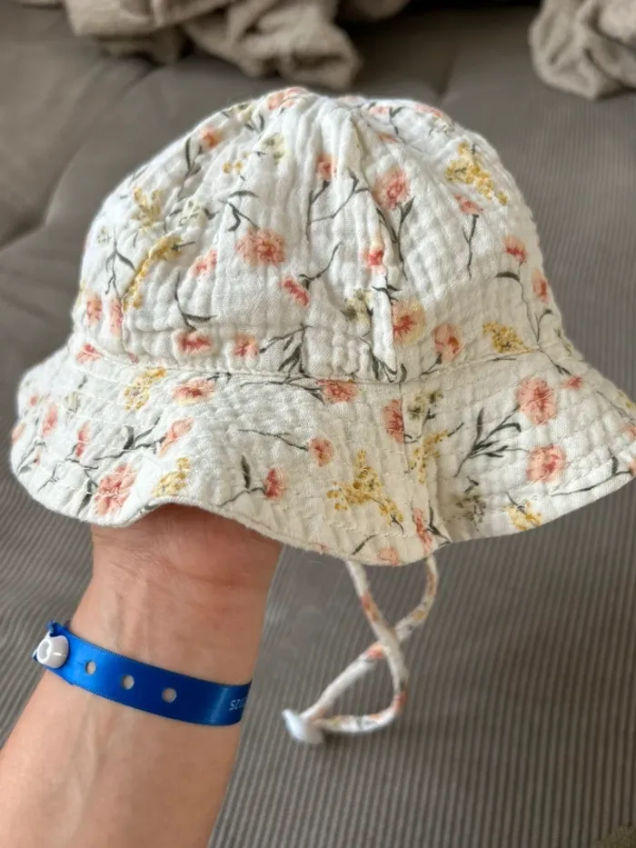 Chapeau coton floral - photo numéro 2