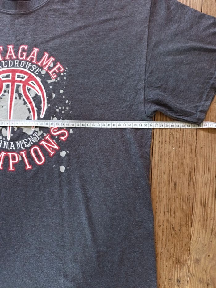 T-shirt basketball universitaire fieldhouse champions L - photo numéro 7