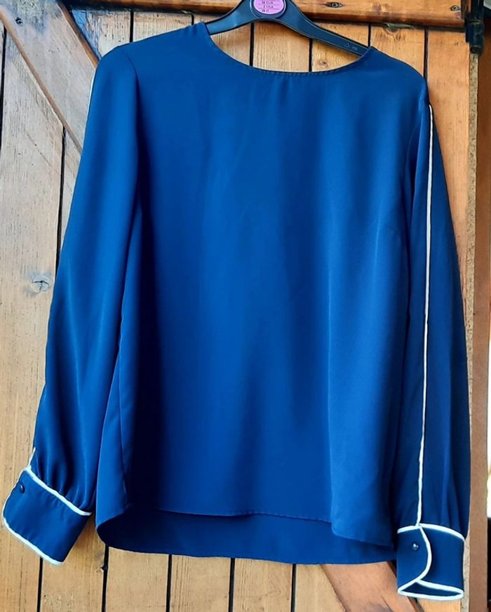 Blouse bleue marine Primark, taille 40