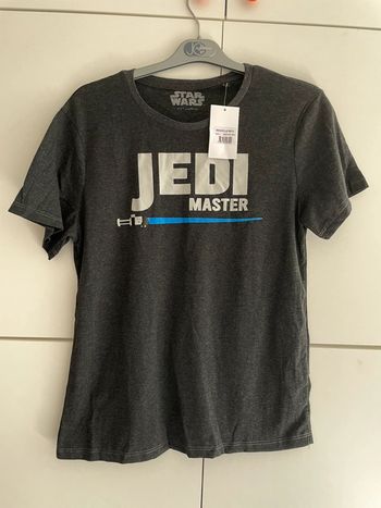 T-shirt gris foncé jedi master star wars taille L