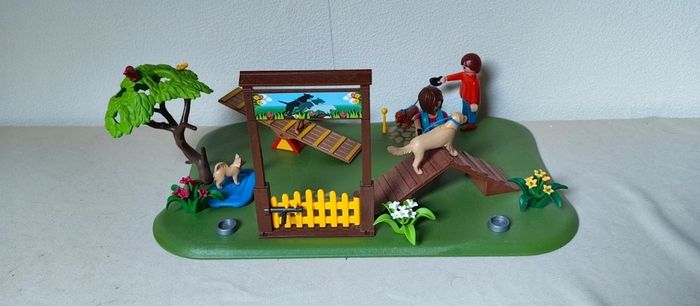 Playmobil, parc agility pour chiens