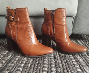 Bottines en cuir