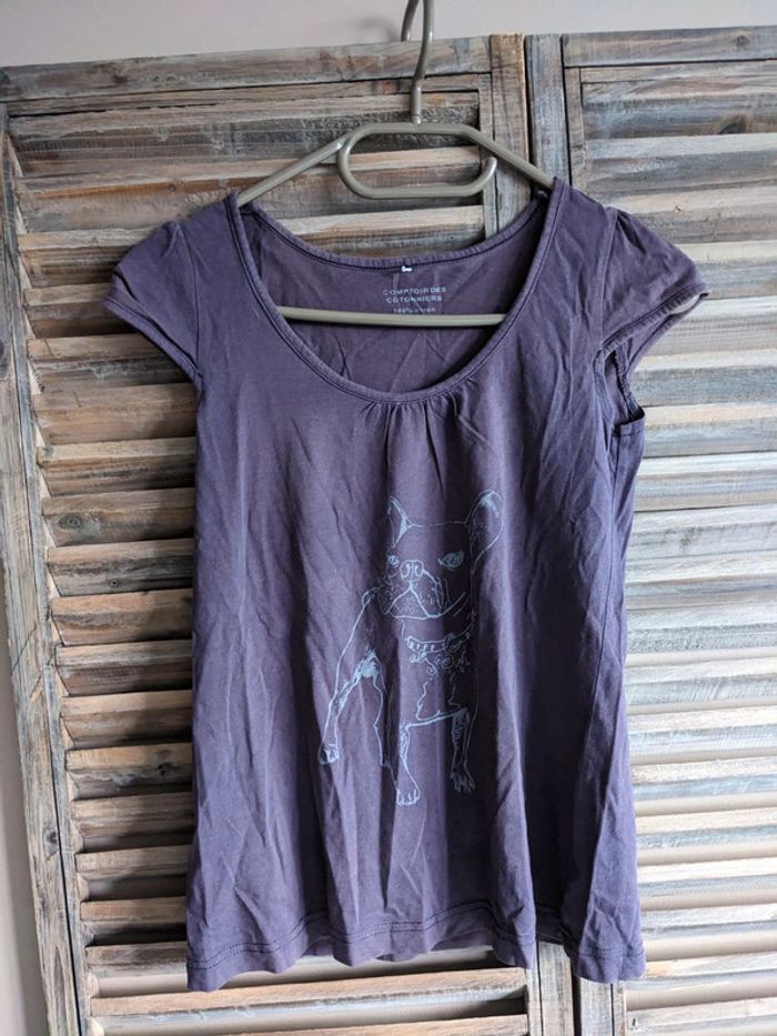 T-shirt mauve
