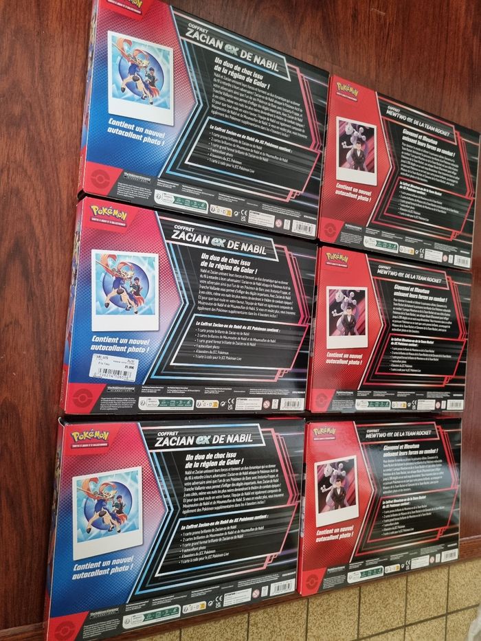 Lot de 6 coffrets Pokemon. - photo numéro 3