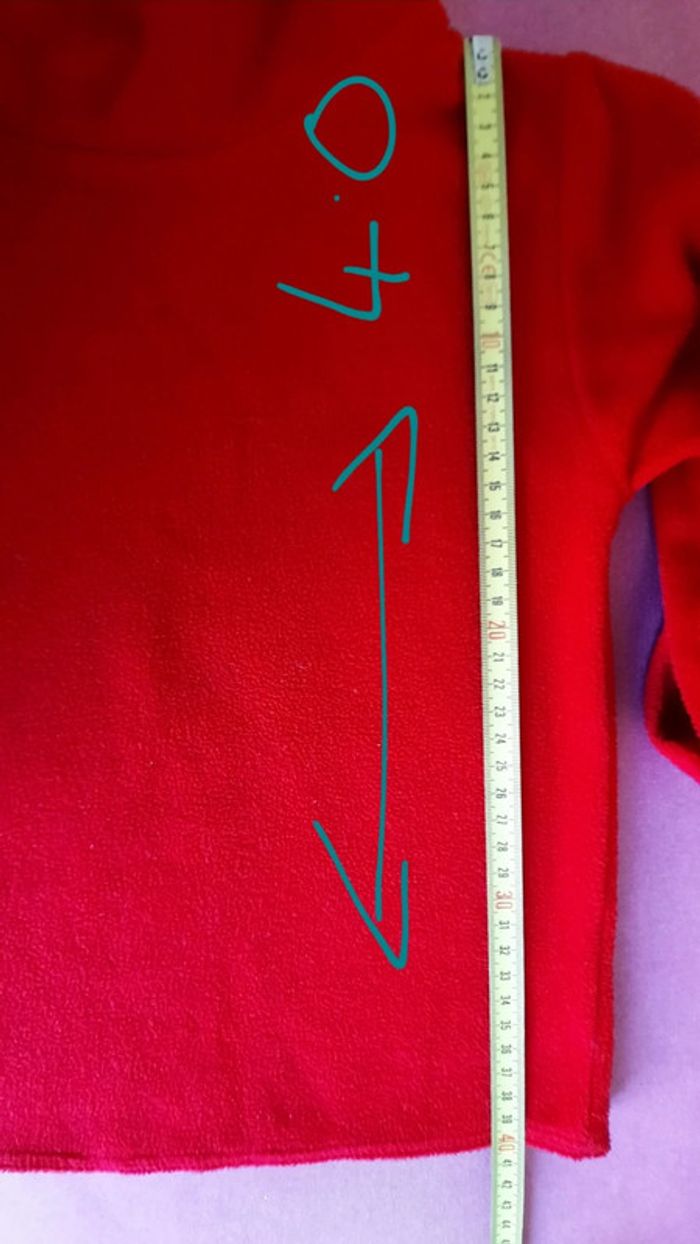 Col roule fille 5 ans rouge - photo numéro 9