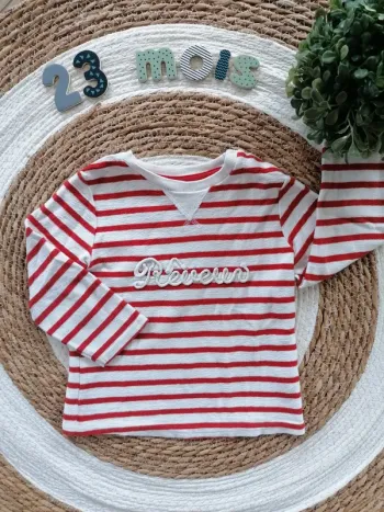 Tee-shirt épais à rayures - Tape à l'oeil - 23 mois