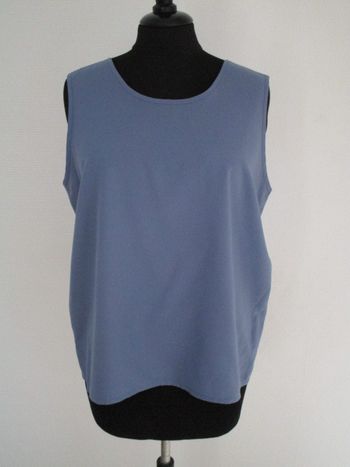 Blouse bleue Vintage 42