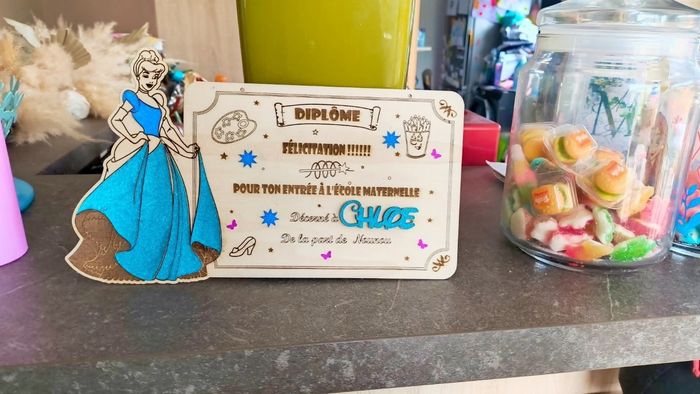 Diplôme en bois personnalisé - photo numéro 4