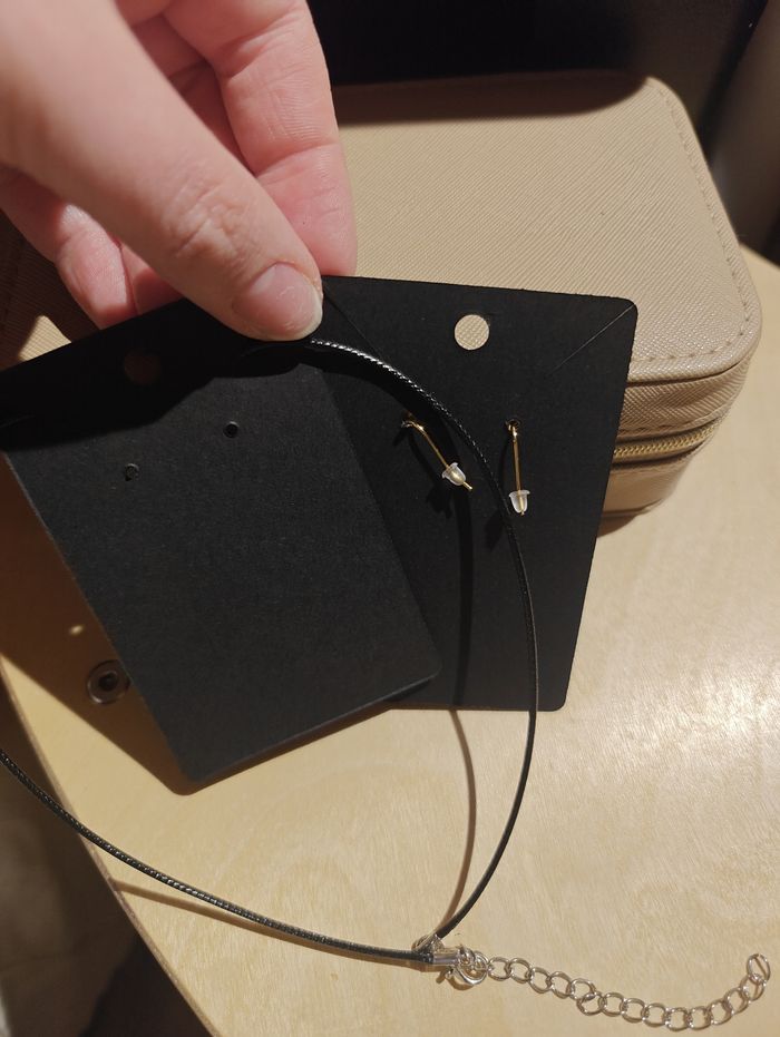 Ensemble collier et boucles d'oreilles citrouilles - photo numéro 2