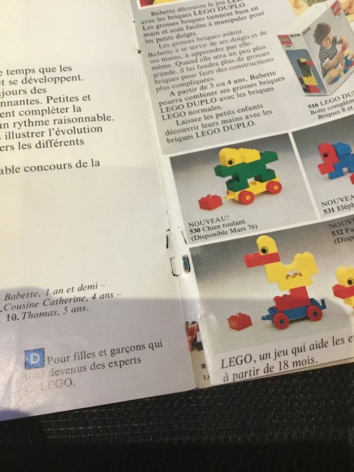 Lego system guide pour toute la famille catalogue fascicule 1976 legoland publicitaire vintage - photo numéro 10