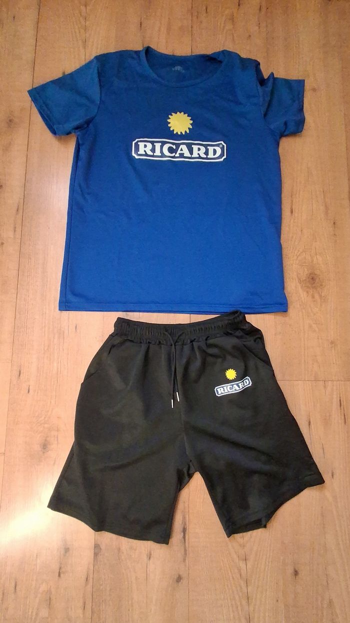 Ensemble short t-shirt RICARD taille M