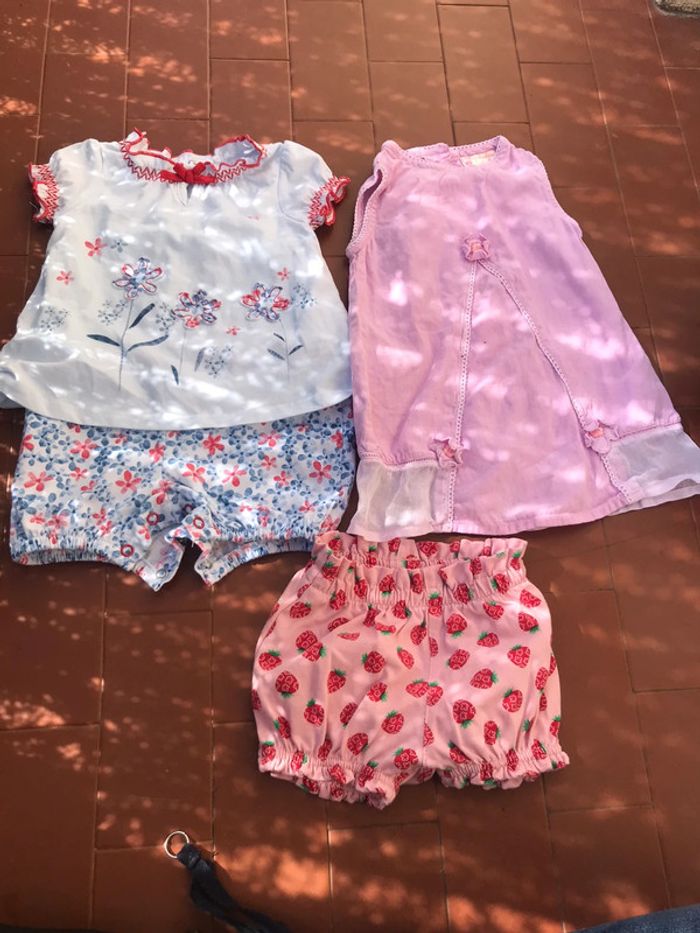 Lot vêtements bébé fille
