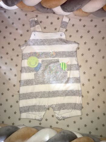 Barboteuse salopette d’été mixte