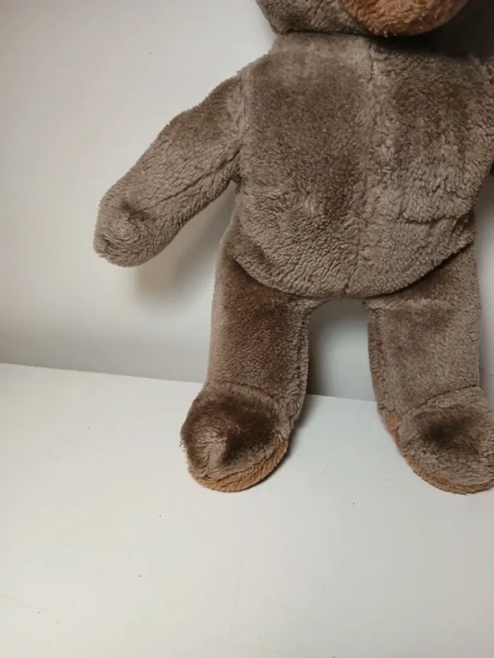Peluche petit ours brun environ 33 cm - photo numéro 3